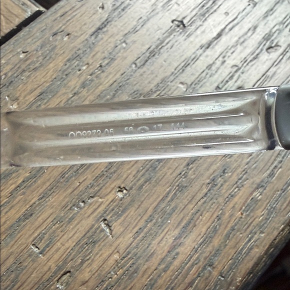 Oakley Transparent Frame Sunglasses with Purple Lenses - Picture 5 of 10